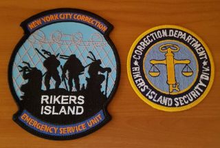 York City Police,  Correction Department,  Rikers Island,  Esu
