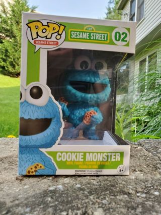Cookie Monster Funko Pop Sesame Street 02 Ship Same Day Rare Cond