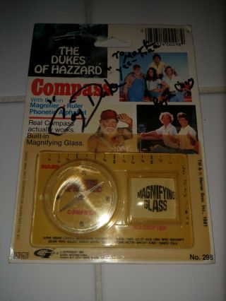 Vintage Dukes Of Hazzard Coy And Vance Autographed
