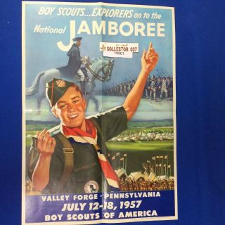 Boy Scout Explorer 1957 National Jamboree Poster