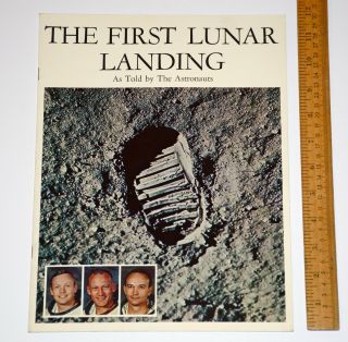 Rare 1969 Official Nasa Apollo 11 Post - Flight News Conference Booklet