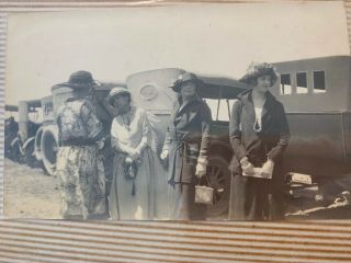 Old Photo Album Full Of Old Black & White Pictures (72) People,  Cars & Plane,  Etc