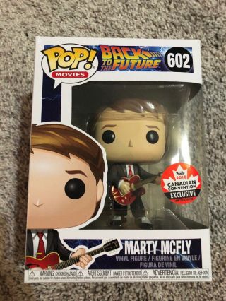 Funko Pop Movies: Marty Mcfly 602 Back To The Future 2018 Canadian Convention