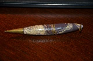 1950’s 40’s Antique Vintage Germany Twist Mechanical Pencil Pen Brass Old