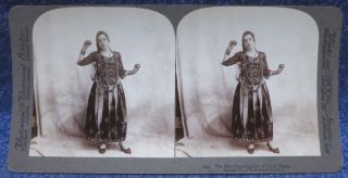 Egypt Cairo View Of An Elite Dancing Girl Underwood Stereoview
