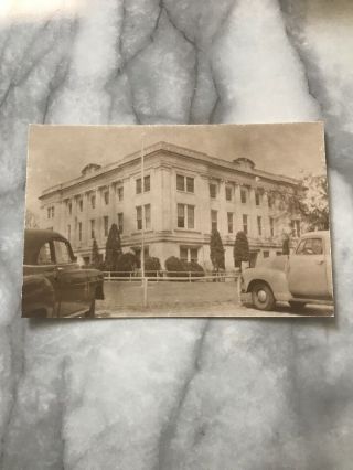 Vintage Photo Postcard Marshall County Court House Madill Oklahoma