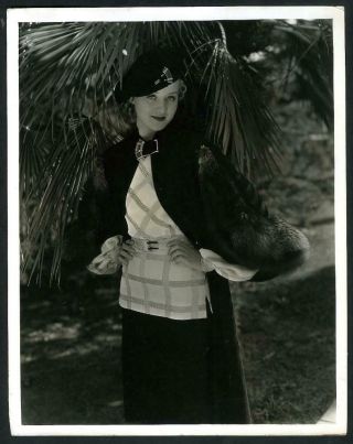 Vintage Marian Marsh " Studio Publicity Portrait " 1930 