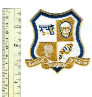 Us United States National Forensic Academy Oak Ridge Tn Tennessee Patch -