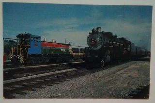 Vintage Georgia Postcard Atlanta & West Point Railway Pacific No.  290 Train