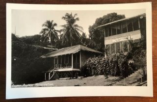 Leper Colony / Asylum / Reservation B& W Real Photo Postcard Panama - Canal Zone