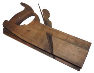 Vtg Antique Henry J.  Nazro & Co.  Wood Moulding Plane Molding Signed Tool Hand Nr