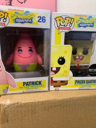 Funko Pop Spongebob And Patrick Set Of 2