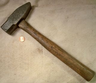 Blacksmith 2 3/4 Lb Cross Peen Hammer Old Anvil Tool Read