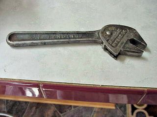 Vintage 9 " Patent Pending Cochran Speednut Adjustable Wrench