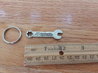 Vintage Snap - On Tools Keyring Wrench Spanner Key Ring