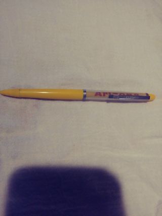 Vintage Arizona Yellow Floaty Pen