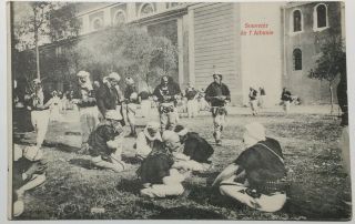 Albania Postcard Souvenir De L’ Albania Albanian Rebels C.  1912?