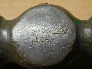 Vintage Herbrand ball pein hammer BP - 32 2