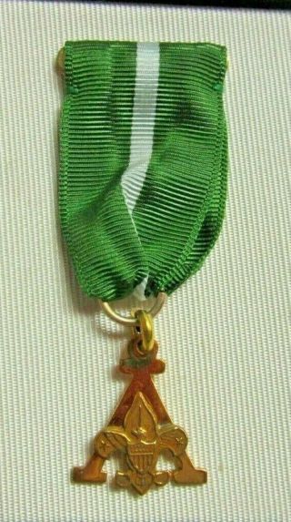 VTG Scouter ' s Training Award 1/20 10K Gold & Sterling ORDER OF THE ARROW Dangle 2