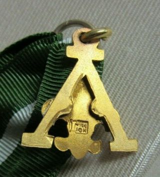 VTG Scouter ' s Training Award 1/20 10K Gold & Sterling ORDER OF THE ARROW Dangle 3