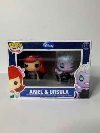 Funko Pop Minis Disney Ariel & Ursula 08 2 Pack Rare Vaulted