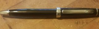 Zippo Zo41067 Shenango Pen Ballpoint Pen Solid Brass Barrel Gloss Black Fin