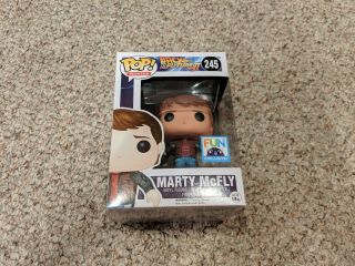 Marty Mcfly (hoverboard) Funko Pop Vinyl (fun Exclusive) (back To The Future)