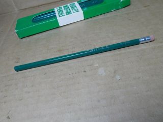 Three (3) boxes of vintage Texaco advertising pencils all unsharpened green box 2
