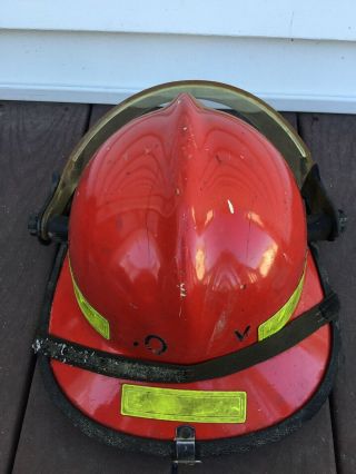 Cairns Firefighter Rescue red Helmet With Visor 2