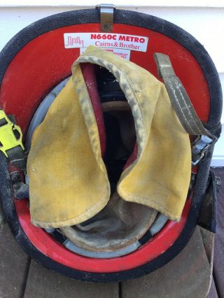 Cairns Firefighter Rescue red Helmet With Visor 5