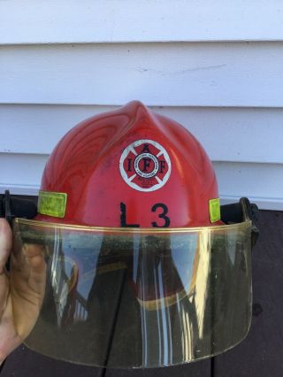 Cairns Firefighter Rescue red Helmet With Visor 8
