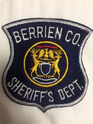 Michigan Police - Berrien Sheriff Police - Mi Police Patch L