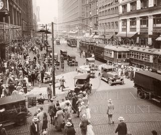 1920s Downtown Chicago,  State Street Photo Picture Choice 5x7 Or Request 8x10 Or