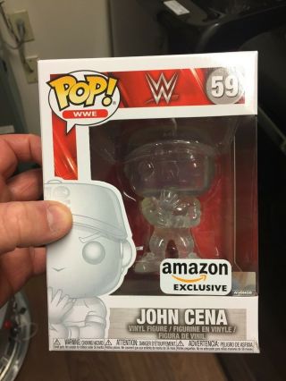 Funko Pop Invisible John Cena Wwe Amazon Exclusive