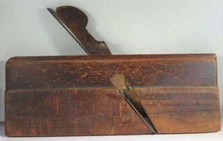Antique Hand Tool Wooden Molding Rabbet Plane Joiner Carpenter