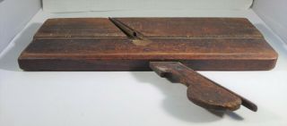 Antique Hand Tool Wooden Molding Rabbet Plane Joiner Carpenter 5