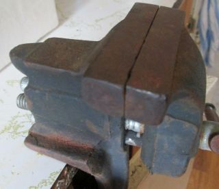 Vintage Small 3  Jaw Anvil Vise Table Mount Watchmaker Jeweller Gunsmith