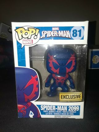 Spider - Man 2099 81 Funko Pop Walgreens Exclusive Marvel Rare Spider - Verse