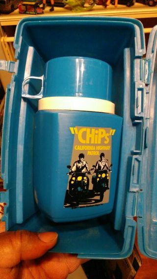 Thermos Plastic Chips California Highway Patrol Lunch Box