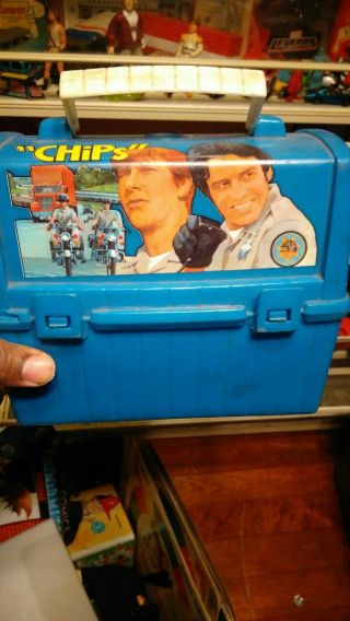 Thermos Plastic Chips California Highway Patrol Lunch Box 3