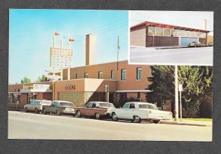 Vintage Cosgriff Motor Hotel Craig Colorado Real Photo Postcard Old Cars