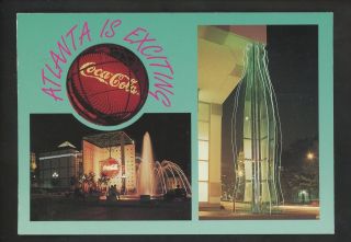 Coca Cola Coke Postcard Atlanta,  Georgia Ga Greetings