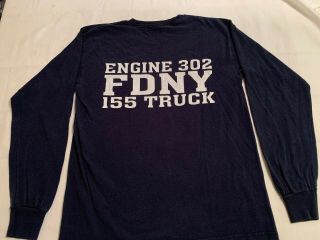 FDNY NYC Fire Department York City T - shirt Sz M E302 Jamaica Queens 4