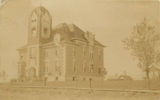 1910 Rppc Postcard Gilliam County Court House,  Condon Or Posted