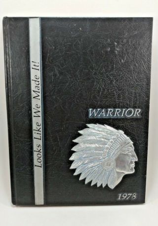 1978 Washington High School Yearbook " Warrior " Sioux Falls,  Sd 40th Anniversary