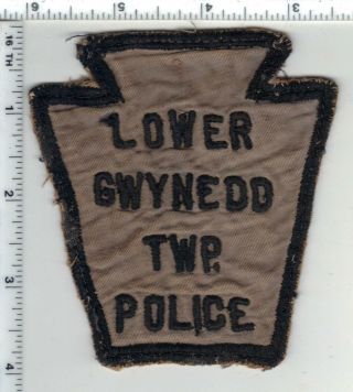 Lower Gwynedd Township Police (pennsylvania) 1st Issue Uniform Take - Off Patch