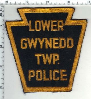 Lower Gwynedd Township Police (pennsylvania) 1st Issue Shoulder Patch
