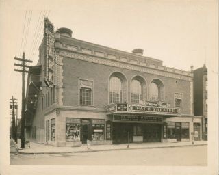 Park Theatre Philadelphia,  Pa 1927 Photo Exterior With Sign & Marquee