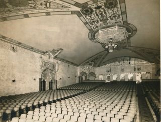 Landsdowne Theatre Landsdowne,  Pa 1927 Photo Art Deco Auditorium