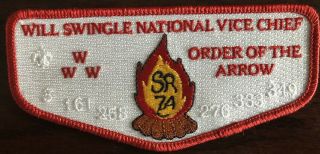 2010 National Vice Chief Nawakwa Lodge 3 Section Sr 7a Flap Shaped Patch